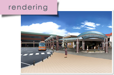 the Second term Construction in Development project of Hankyu Minoh station